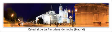 Catedral de La Almudena de noche